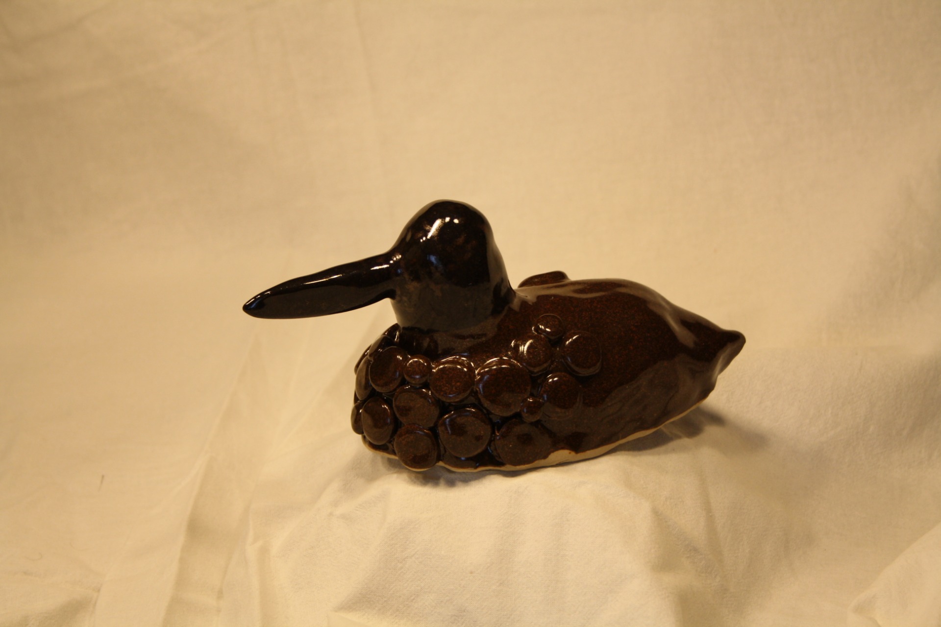 " Sotka", Lasitettu keramiikka, 2022, 85€